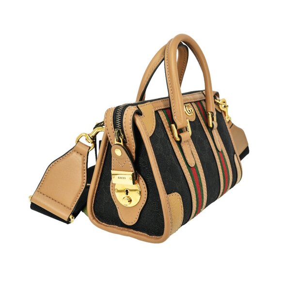 Gucci Bauletto Original GG Mini Top Handle/ Cross Body Bag - Picture 3 of 12